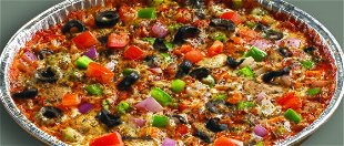 Order Crustless 9" Fresh Veggie Pizza food online from Mazzio's Italian Eatery store, Sedalia on bringmethat.com